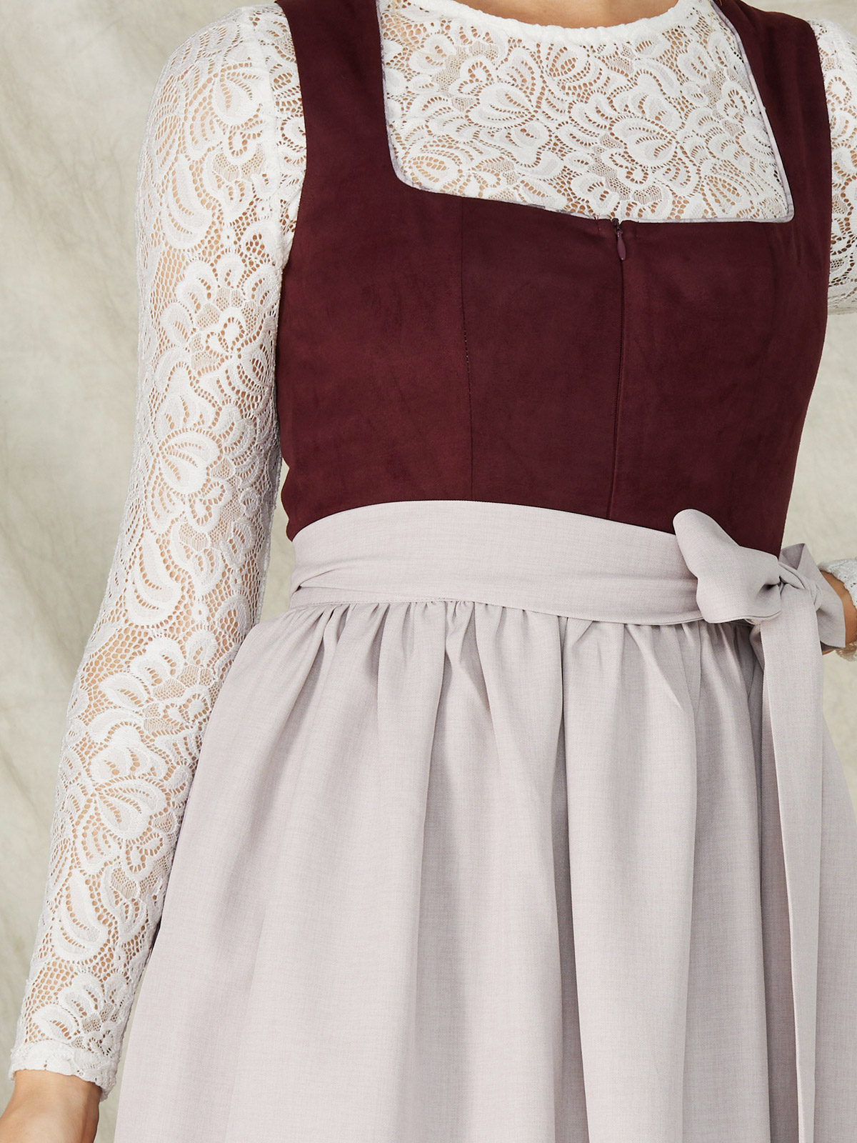 Dirndl Bluse Beige